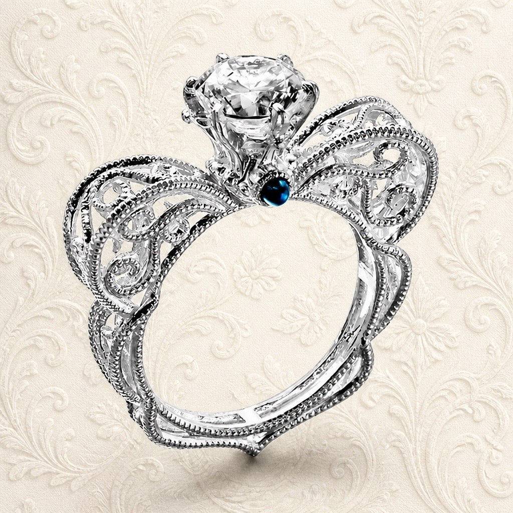 Alice Adonis Blue Solitaire