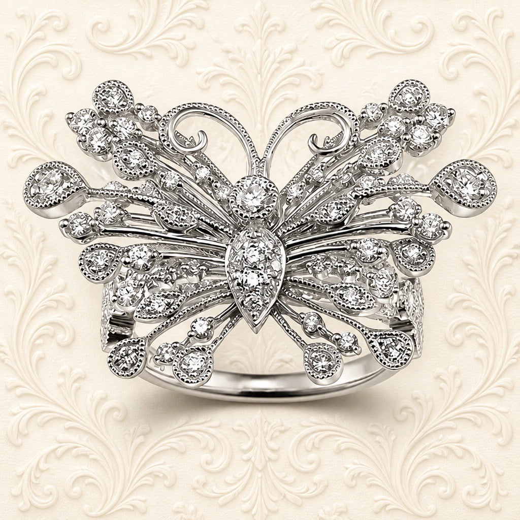 Betty Bath White Ring