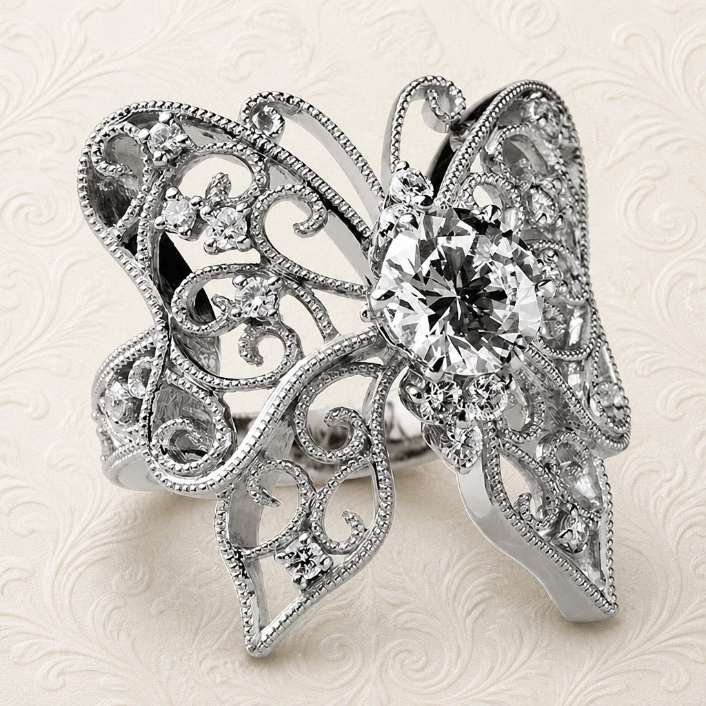 Peyton Painted Lady Solitaire