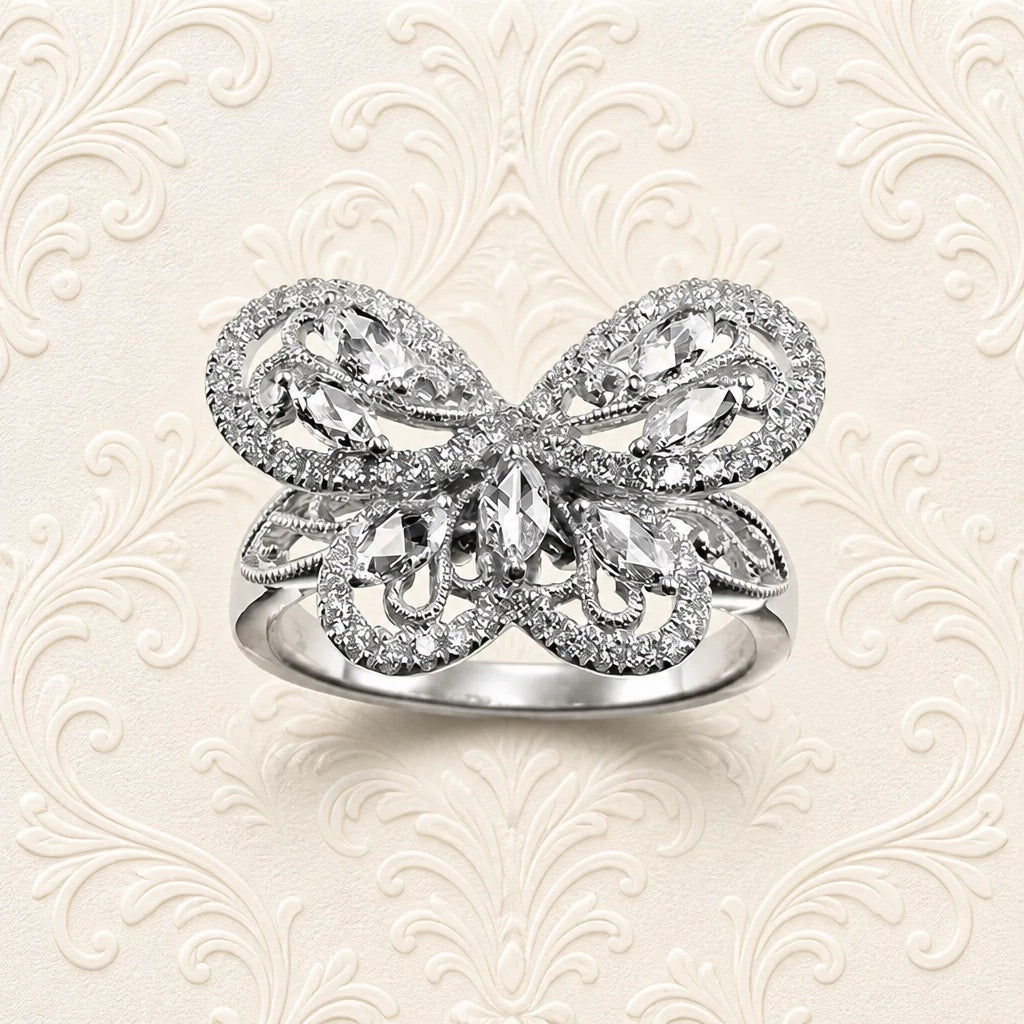 Poppy Peacock Ring